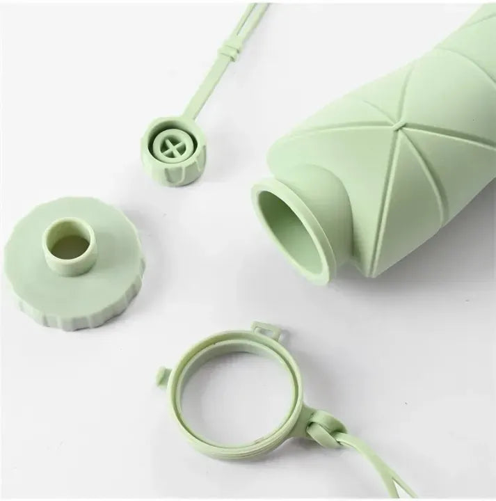 Portable Foldable Water Bottle | BPA-Free Silicone | Outdoor,school & Travel Essential